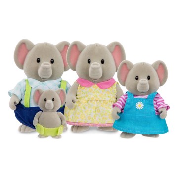 Li'l Woodzeez - Komplet figur OLIPHANT slon family