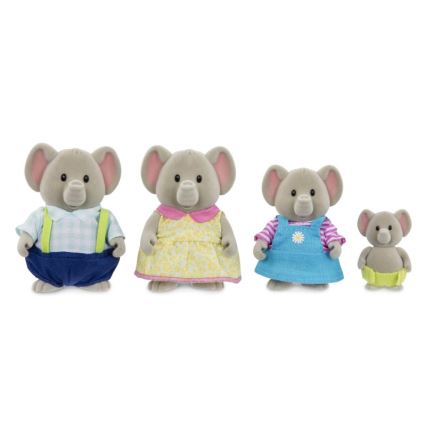 Li'l Woodzeez - Komplet figur OLIPHANT slon family