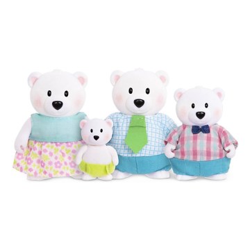 Li'l Woodzeez - Komplet figur VAN NORTH polar medved family