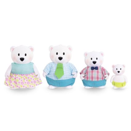 Li'l Woodzeez - Komplet figur VAN NORTH polar medved family