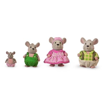 Li'l Woodzeez - Set figur HANDYDANDY družina miši