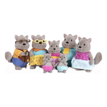 Li'l Woodzeez - Set igrač BUSTLEBERRY veveričja družina