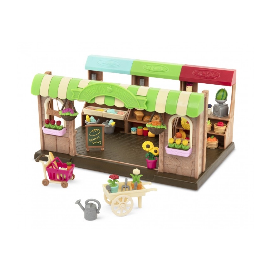 Li'l Woodzeez - Set igrač kmečka tržnica