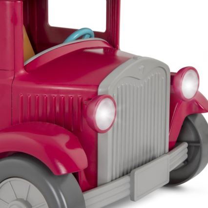 Li'l Woodzeez - Set igrač kmečki tovornjak s stojalom za hrano 3xAAA