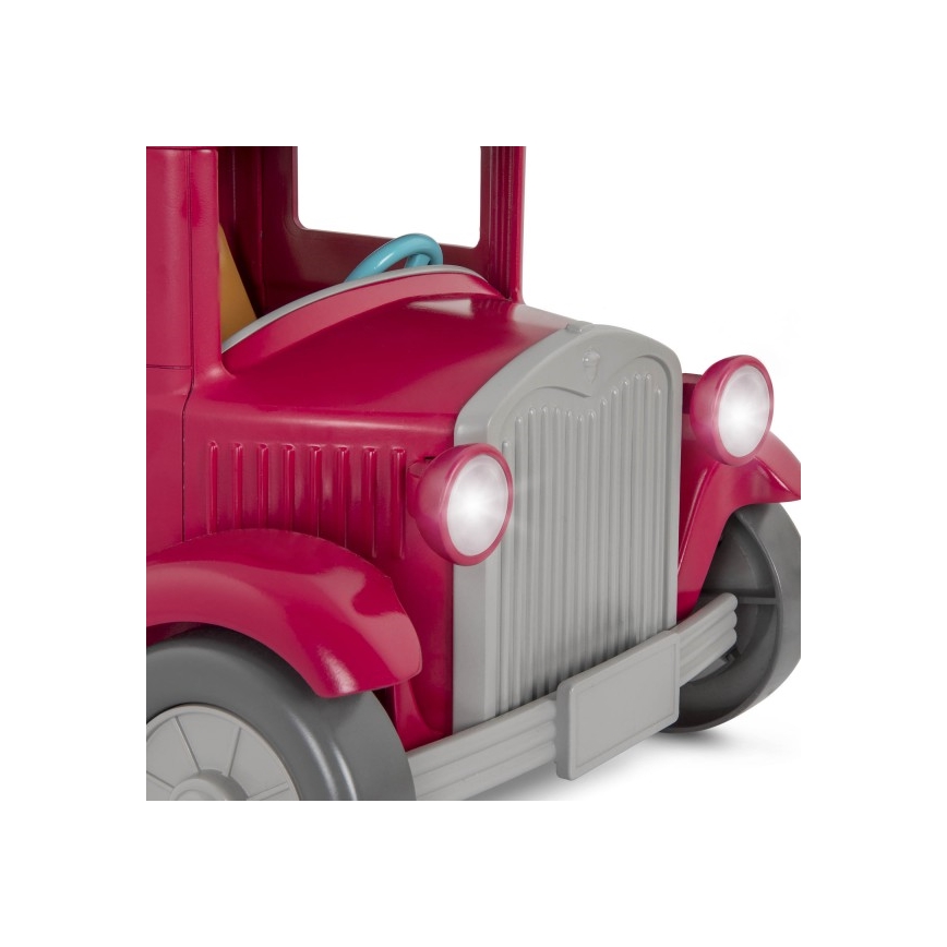 Li'l Woodzeez - Set igrač kmečki tovornjak s stojalom za hrano 3xAAA