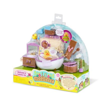 Li'l Woodzeez - Set igrač za kopalniško pohištvo