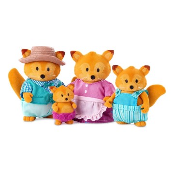 Li'l Woodzeez - Set of figures TIPPYTAIL lisica family