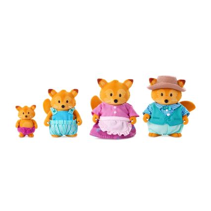 Li'l Woodzeez - Set of figures TIPPYTAIL lisica family