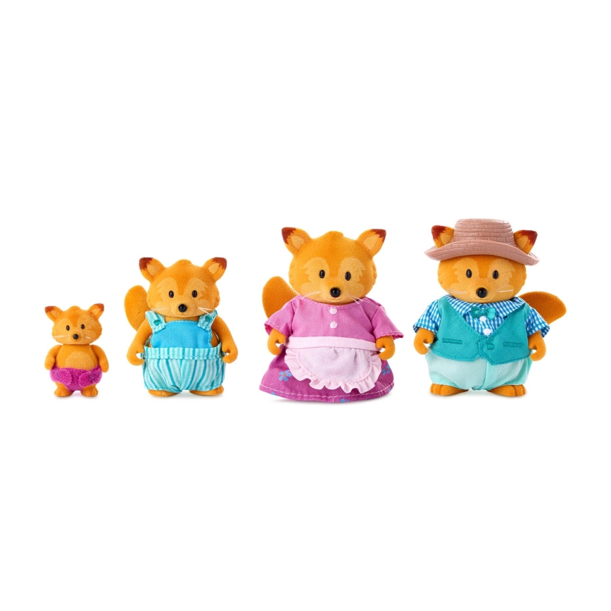 Li'l Woodzeez - Set of figures TIPPYTAIL lisica family