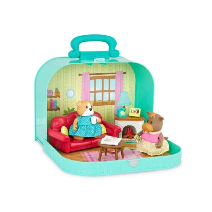 Li'l Woodzeez - Set v kovčku dnevna soba