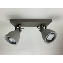 Lindby - LED Reflektor KADIGA 2xGU10/5W/230V beton