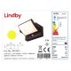 Lindby - LED Solarna stenska svetilka s senzorjem SHERIN LED/3,7W/3,7V IP54