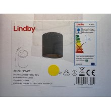 Lindby - LED Stenska svetilka EDVIN 1xG9/3W/230V beton