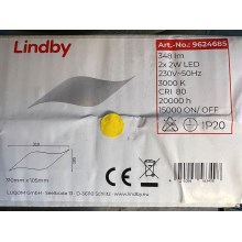 Lindby - LED Stenska svetilka SALKA 2xLED/2W/230V