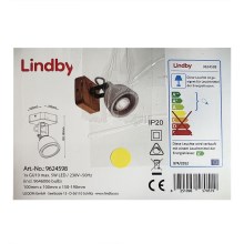 Lindby - LED Stenski reflektor MITIS LED/5W/230V pine/concrete