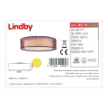 Lindby - LED Zatemnitvena stropna svetilka AMON 3xLED/12W/230V