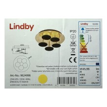 Lindby - LED Zatemnitvena stropna svetilka CASNI 5xLED/5W/230V