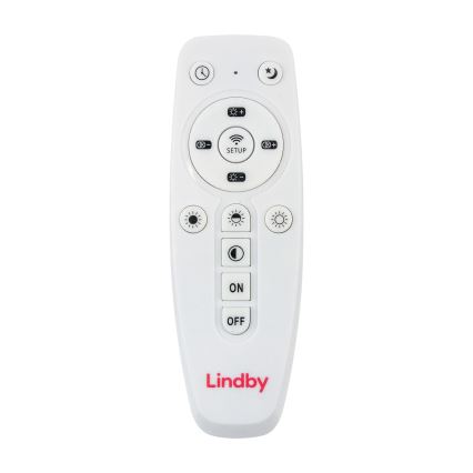 Lindby - LED Zatemnitvena stropna svetilka LIVEL LED/36W/230V + Daljinski upravljalnik