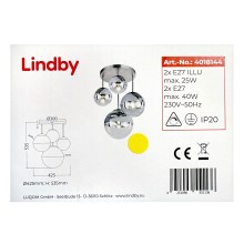 Lindby - Lestenec na drogu RAVENA 2xE27/40W/230V + 2xE27/25W
