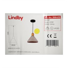 Lindby - Lestenec na vrvici CAISY 1xE27/40W/230V