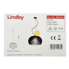 Lindby - Lestenec na vrvici JURSA 1xE27/60W/230V