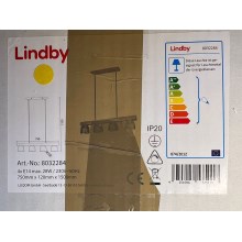 Lindby - Lestenec na vrvici WATAN 4xE14/28W/230V