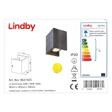 Lindby - Stenska svetilka GERDA 1xGU10/50W/230V
