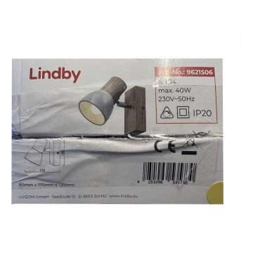Lindby - Stenski reflektor THORIN 1xE14/40W/230V