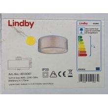 Lindby - Stropna svetilka NICA 3xE14/40W/230V