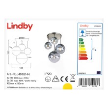 Lindby - Stropna svetilka RAVENA 2xE27/40W/230V + 2xE27/25W/230V