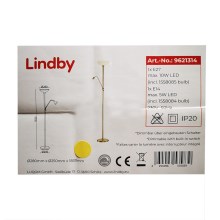 Lindby - Talna svetilka JOST 1xE27/10W/230V + 1xE14/5W