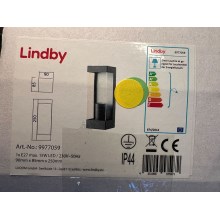 Lindby - Zunanja stenska svetilka TILIAN 1xE27/15W/230V IP44