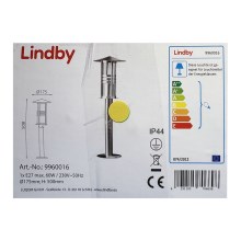 Lindby - Zunanja svetilka ERINA 1xE27/60W/230V IP44