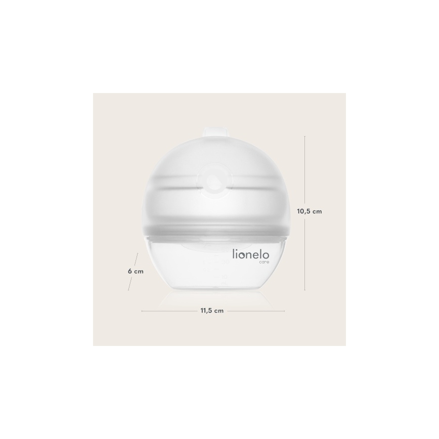 Lionelo - 2 v 1 črpalka za materino mleko MILKY 60 ml