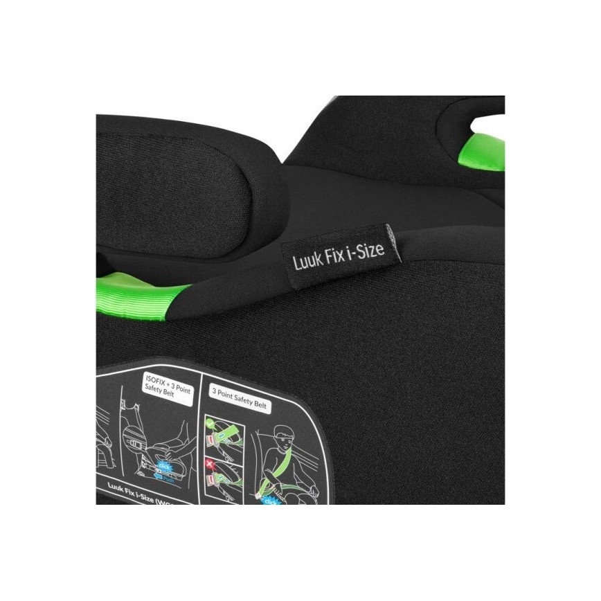 Lionelo - Avto sedež LUUK FIX i-Velikost 125-150 cm črna