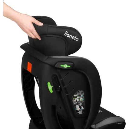 Lionelo - Avtomobilski sedež AART i-Velikost 40-150 cm črna/siva