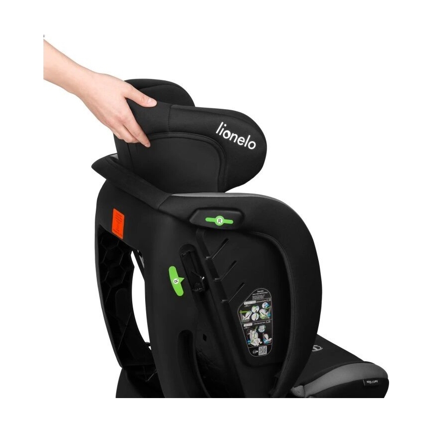 Lionelo - Avtomobilski sedež AART i-Velikost 40-150 cm črna/siva