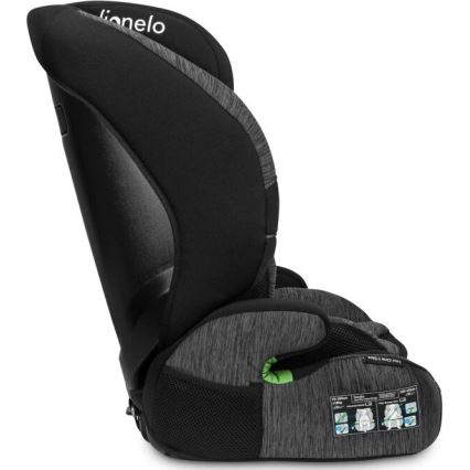 Lionelo - Avtomobilski sedež LEVI ONE i-Velikost 76-150 cm črna/siva