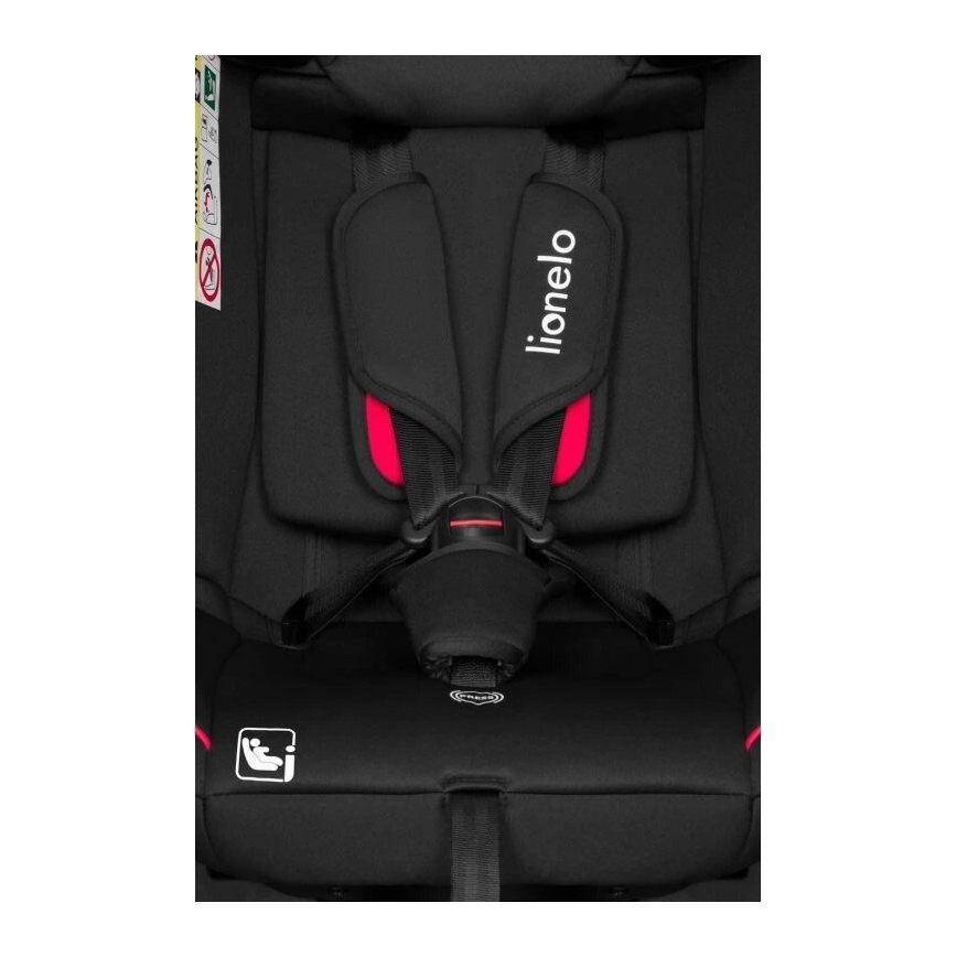 Lionelo - Avtosedež AART i-Size 40-150 cm črna/rdeča