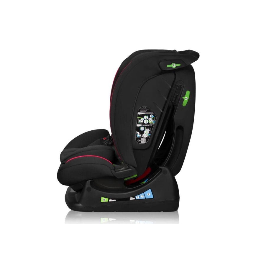 Lionelo - Avtosedež AART i-Size 40-150 cm črna/rdeča