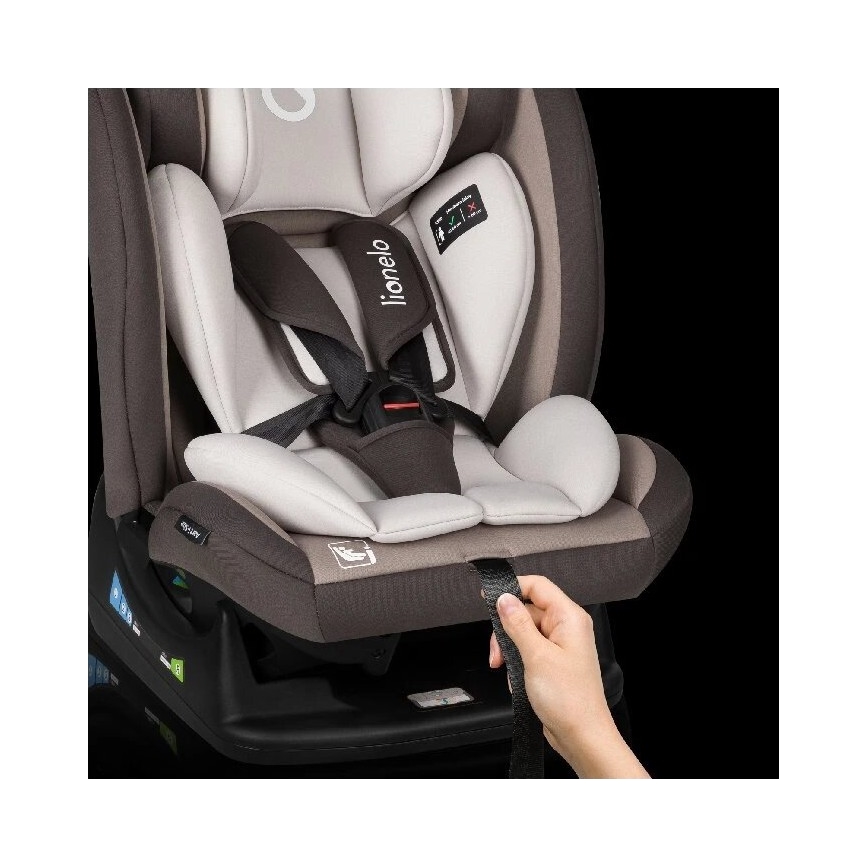 Lionelo - Avtosedež AART i-Size 40-150 cm v rjavi/kremni barvi