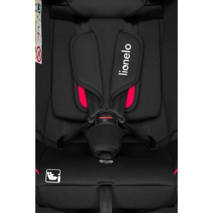 Lionelo - Avtosedež AART i-Velikost 40-150 cm črna/rdeča