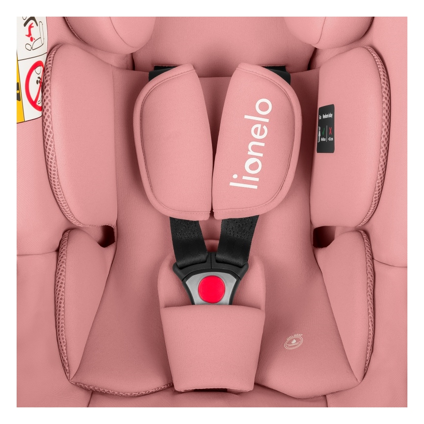 Lionelo - Avtosedež ASTRID i-Size 40-87 cm rožnato-koralen
