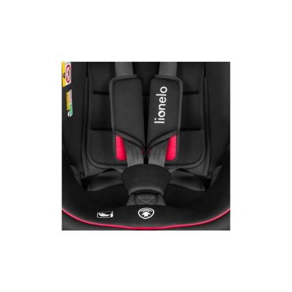 Lionelo - Avtosedež BASTIAAN i-Size 40-150 cm črna/rdeča