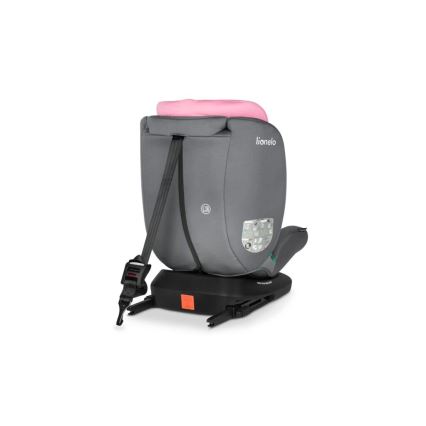 Lionelo - Avtosedež BASTIAAN i-Size 40-150 cm siv/rožnat