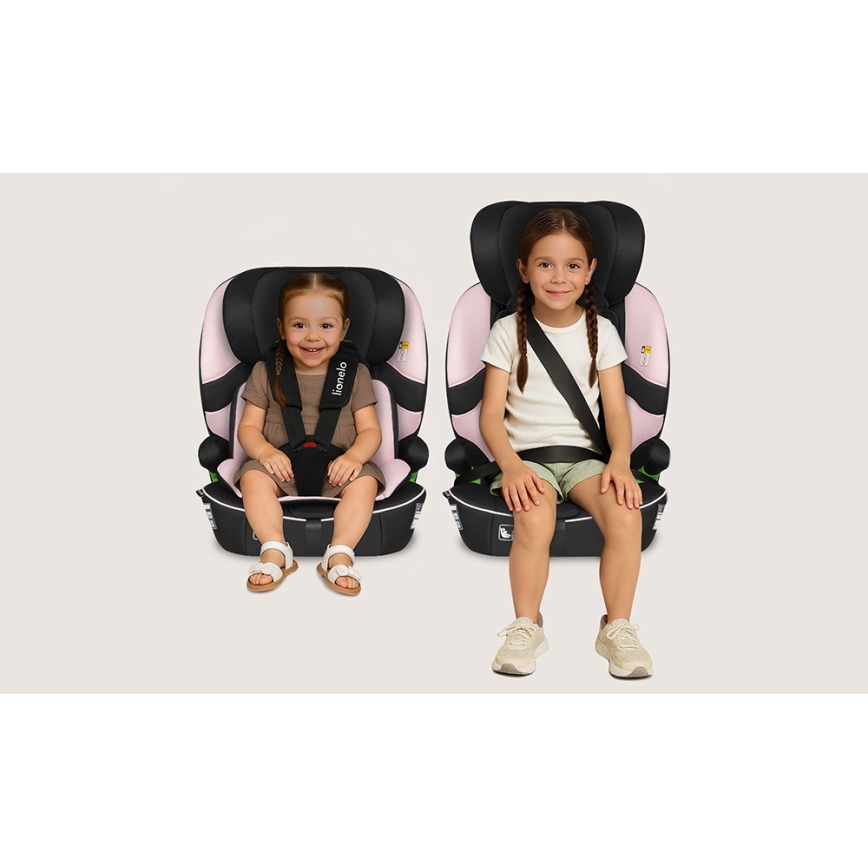 Lionelo - Avtosedež BILLY i-Size 76-150 cm Roza Baby
