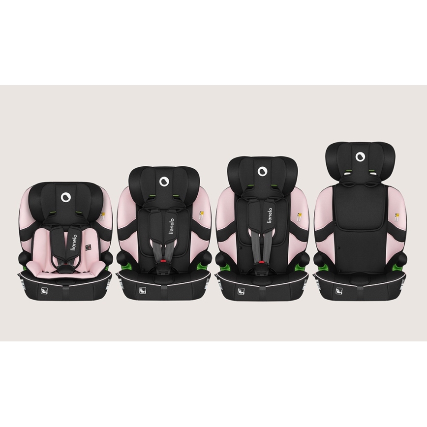 Lionelo - Avtosedež BILLY i-Size 76-150 cm Roza Baby