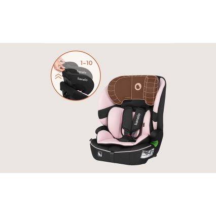 Lionelo - Avtosedež BILLY i-Size 76-150 cm Roza Baby