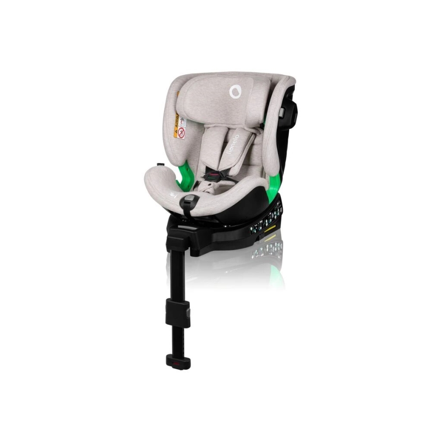 Lionelo - Avtosedež HARMONY i-Size 40-150 cm z vrtljivo bazo bež