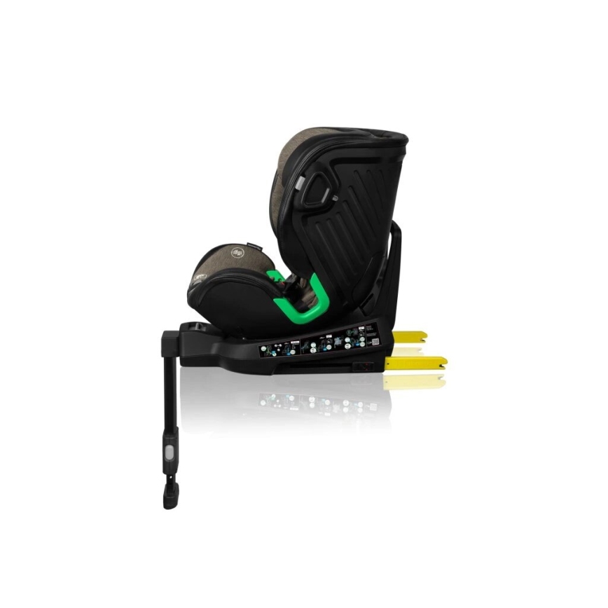 Lionelo - Avtosedež HARMONY i-Size s vrtljivo bazo, za 40–150 cm, črna/olivna